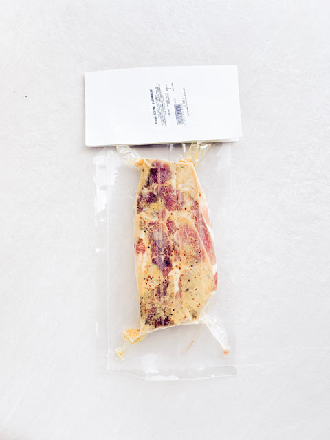 Steaks d'échine de porc naturel - à la dijonnaise (2 x 275g)