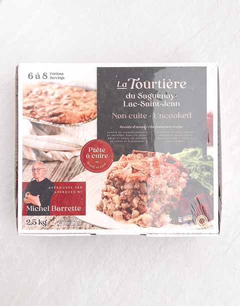 Grande tourtière du Lac à cuire (2.5kg 6-8 portions)